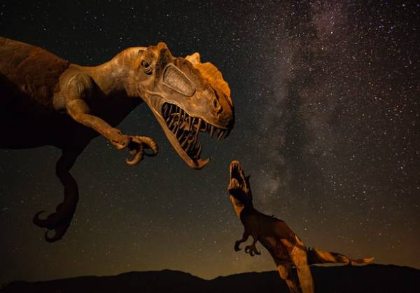 New research reveals that dinosaurs were struggling to survive long before the K-T extinction event (asteroid strike).  