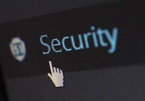 Information Security Tab on Computer Screen