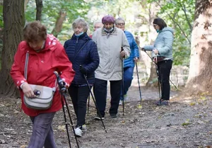 medicare seniors on a hike